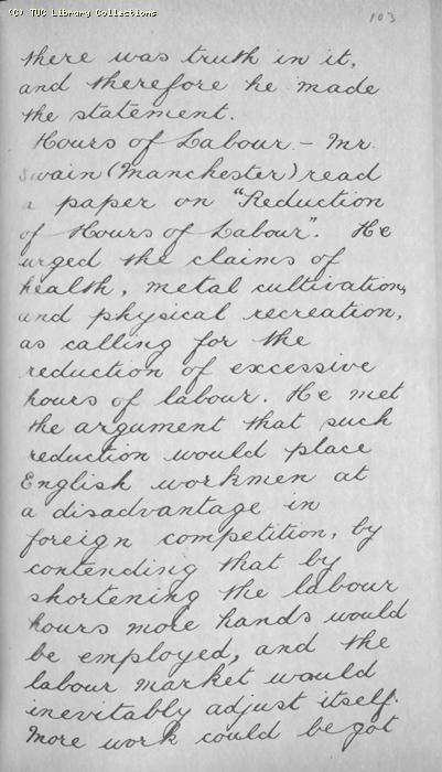TUC Report, 1869