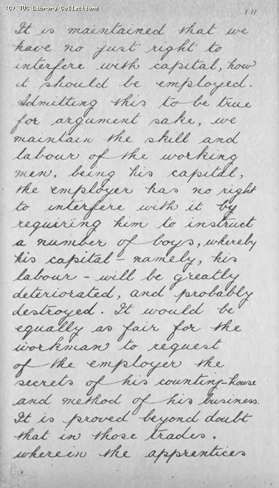 TUC Report, 1869