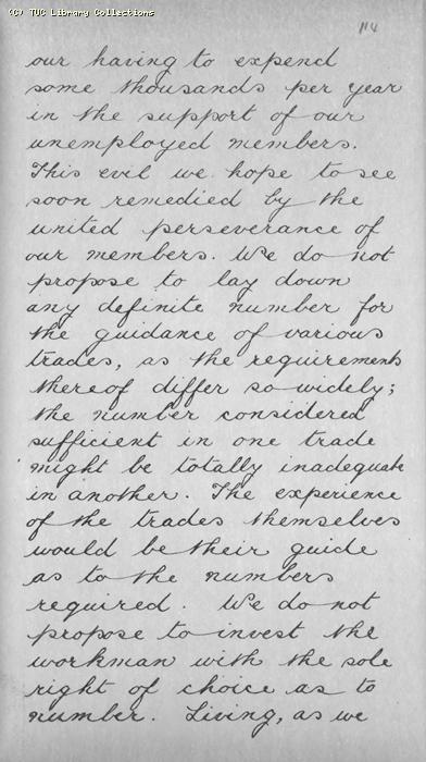 TUC Report, 1869