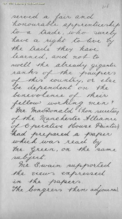 TUC Report, 1869