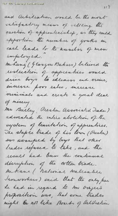 TUC Report, 1869