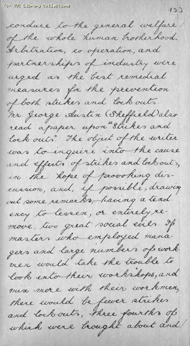 TUC Report, 1869