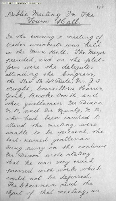 TUC Report, 1869