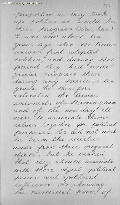 TUC Report, 1869
