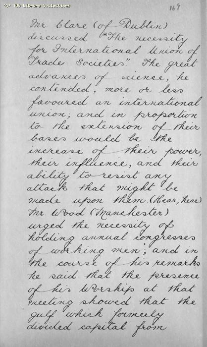 TUC Report, 1869