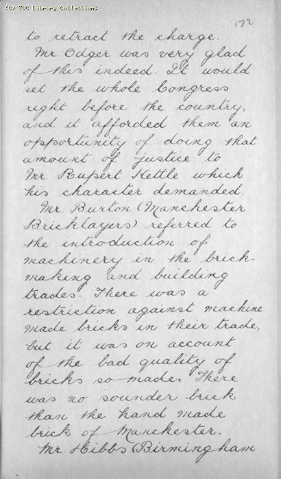TUC Report, 1869