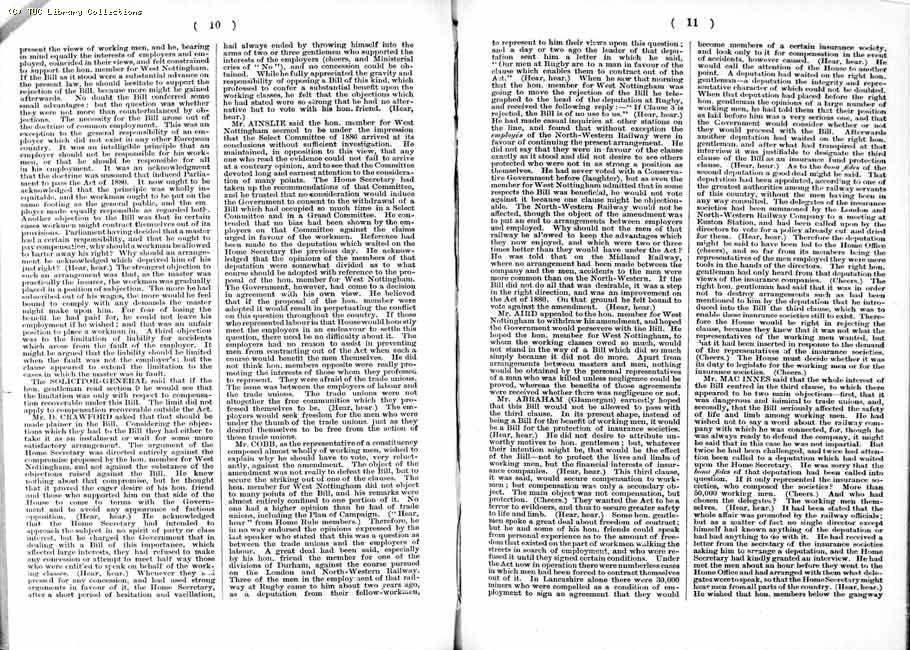 TUC Report, 1888