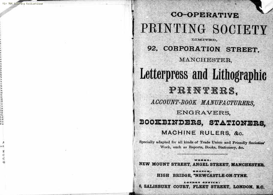 TUC Report, 1888