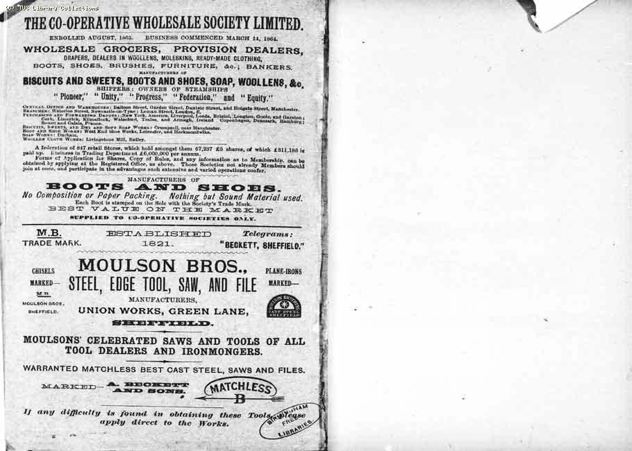 TUC Report, 1888