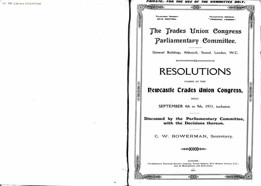 TUC Report, 1912