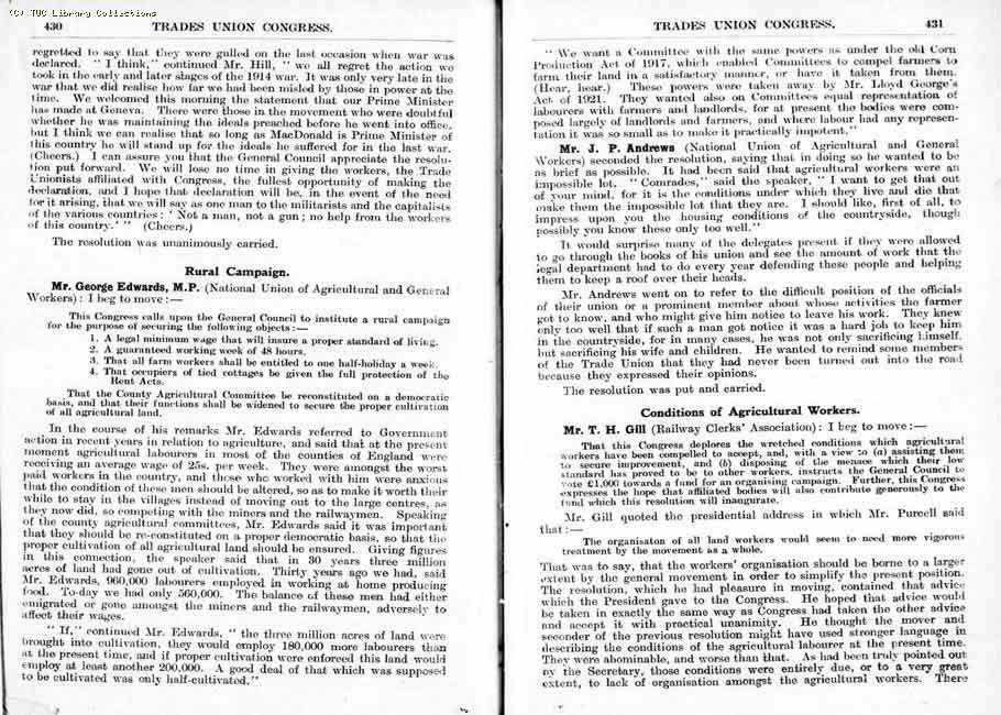 TUC Report, 1924