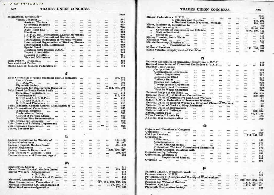 TUC Report, 1924