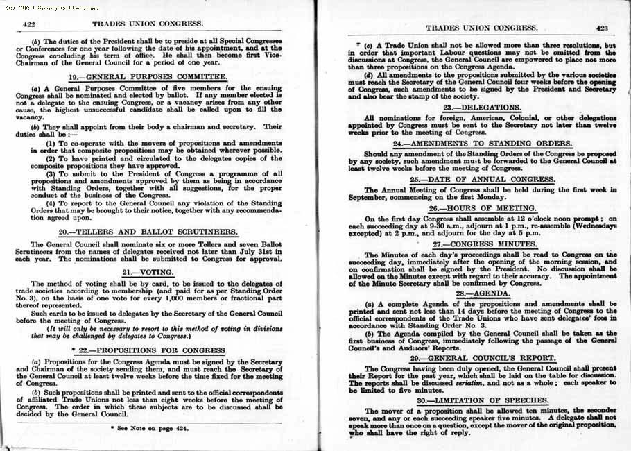 TUC Report, 1933