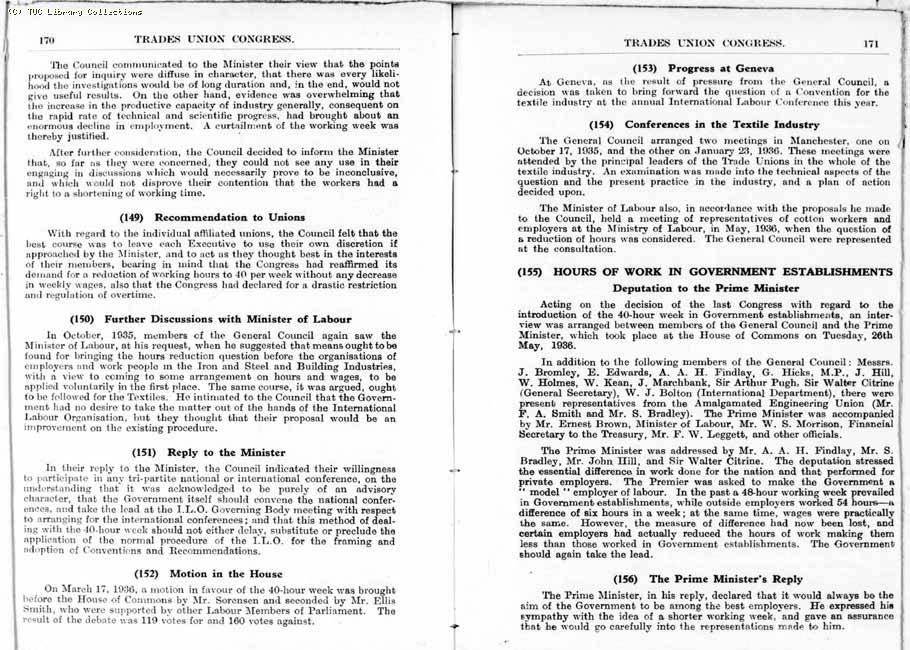 TUC Report, 1936