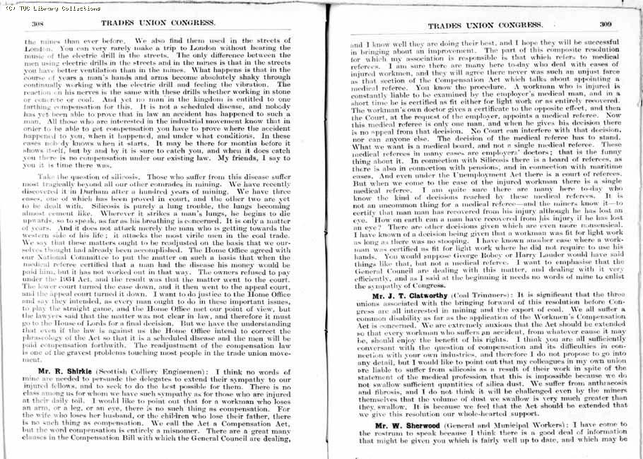 TUC Report, 1936