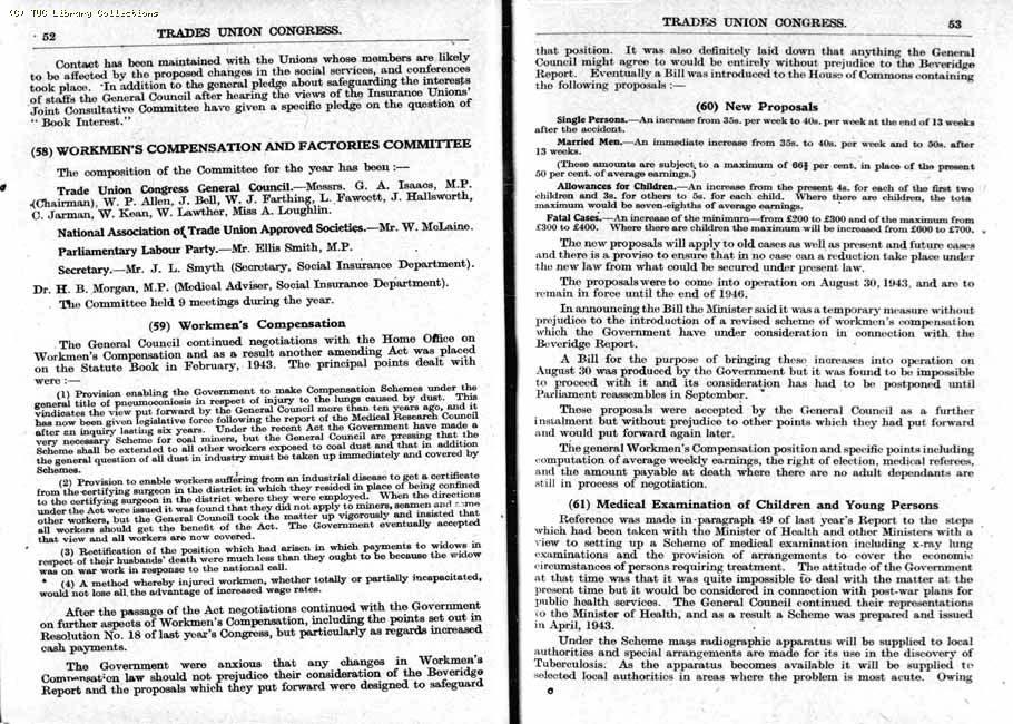 TUC Report, 1943