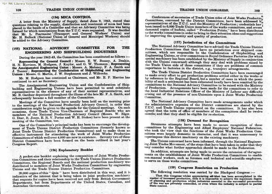 TUC Report, 1943