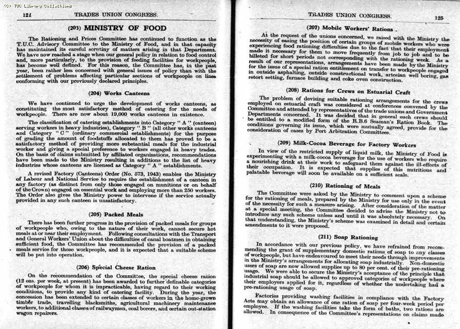 TUC Report, 1943
