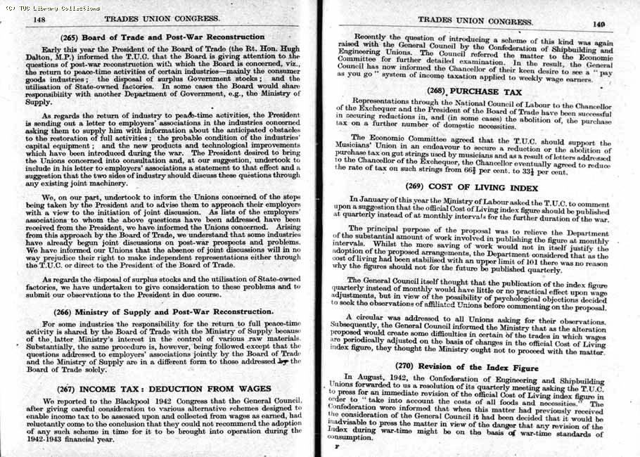 TUC Report, 1943