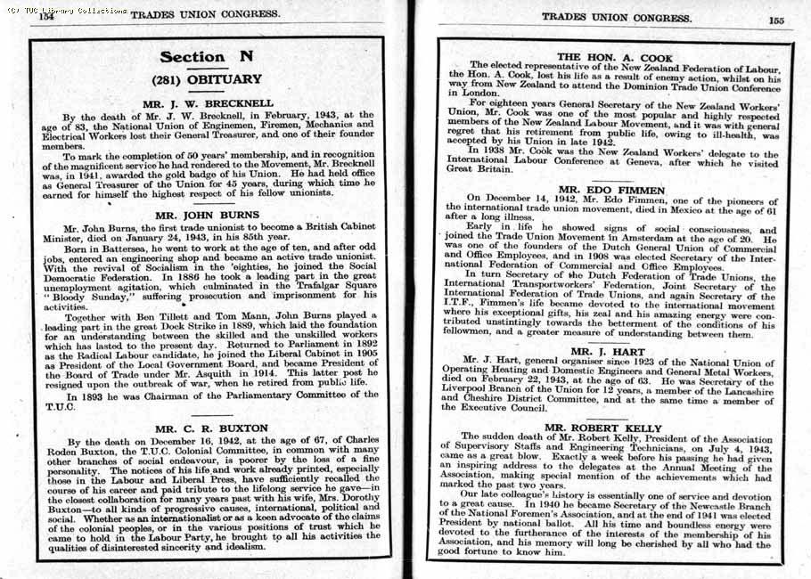 TUC Report, 1943
