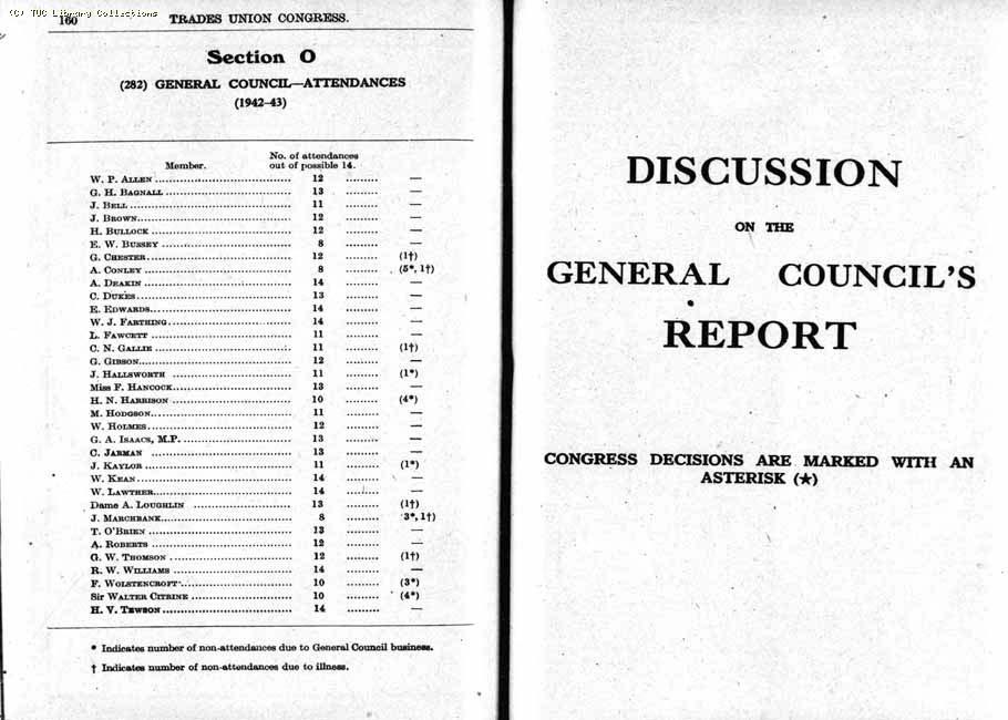 TUC Report, 1943