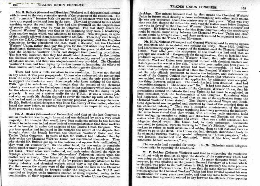 TUC Report, 1943