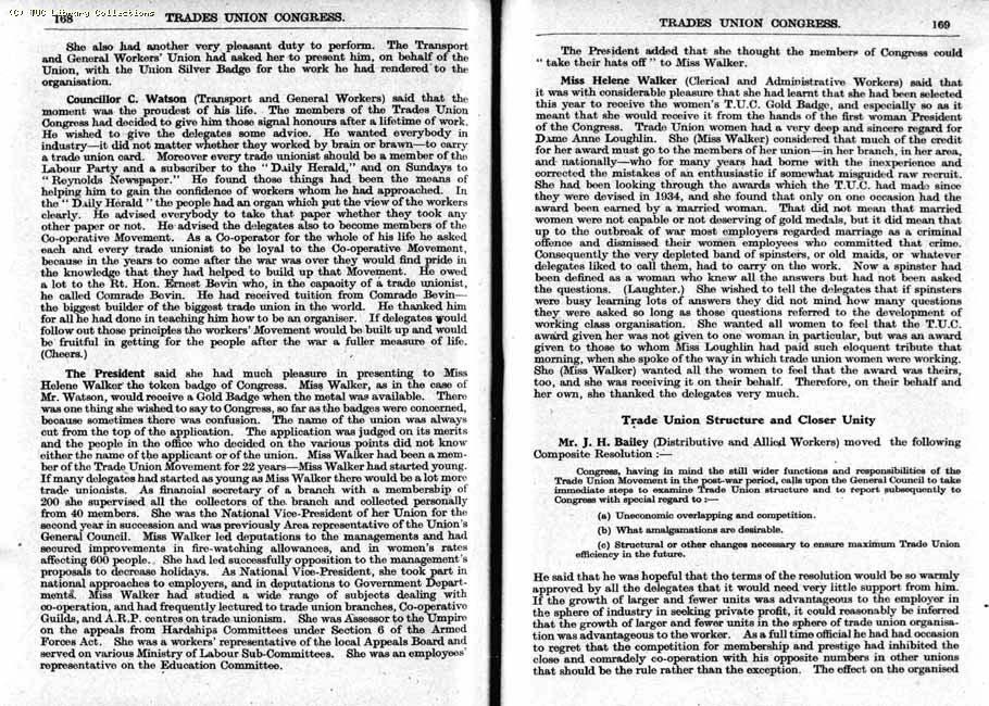 TUC Report, 1943