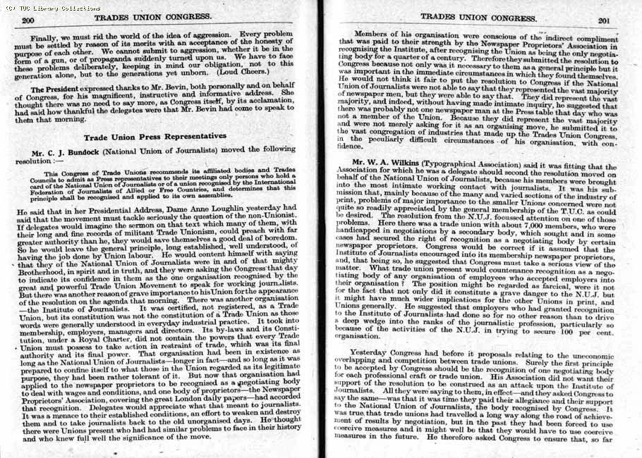 TUC Report, 1943