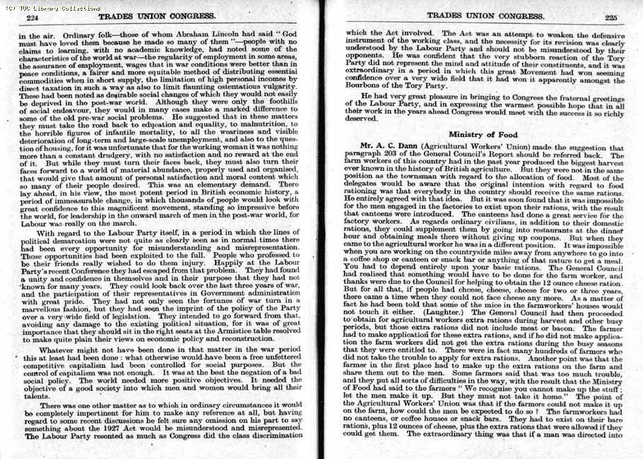 TUC Report, 1943