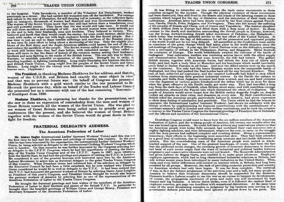 TUC Report, 1943
