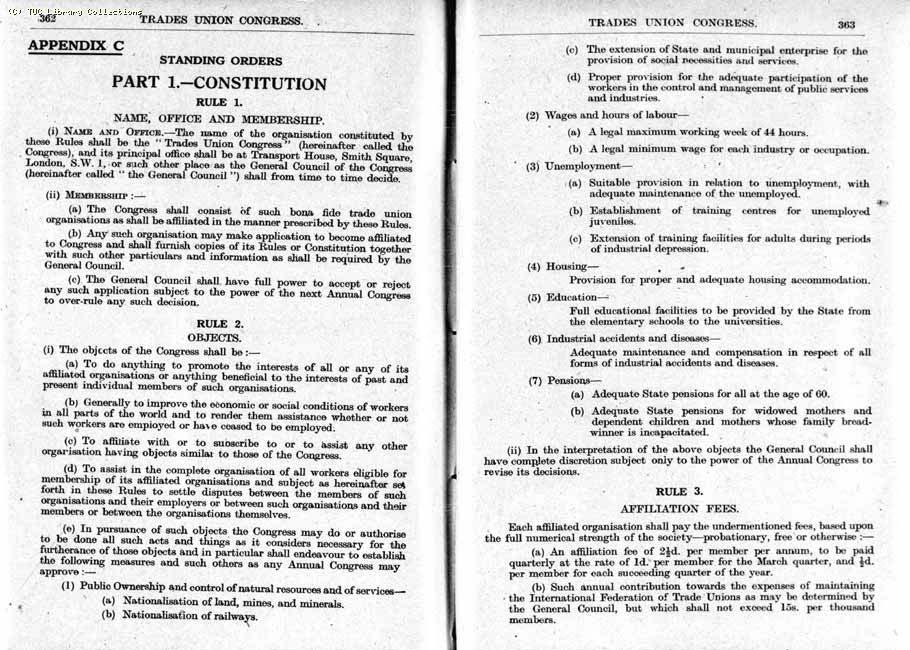 TUC Report, 1943
