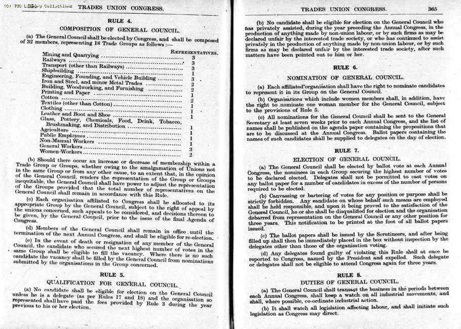 TUC Report, 1943