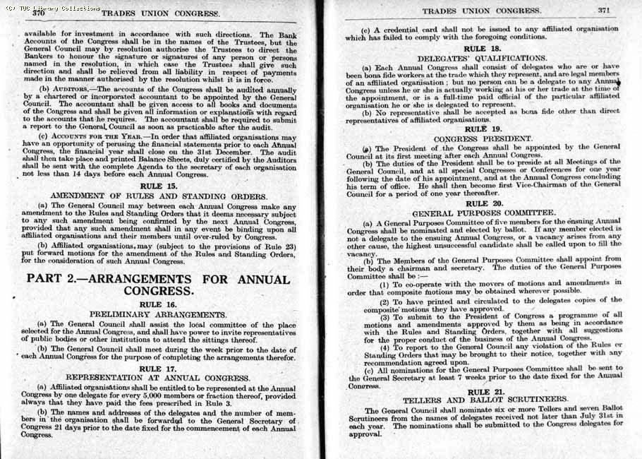 TUC Report, 1943