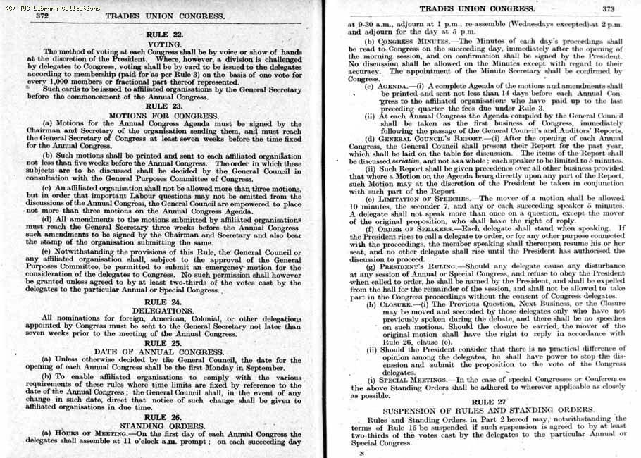 TUC Report, 1943