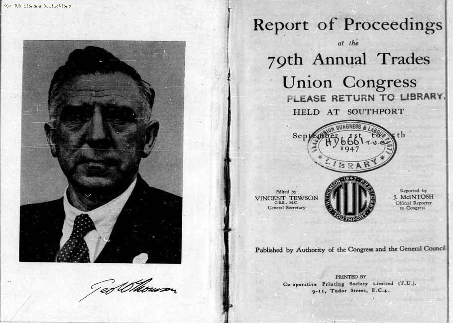 TUC Report, 1947