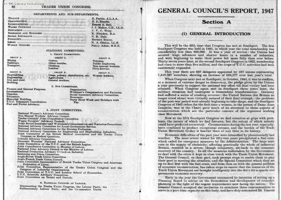TUC Report, 1947