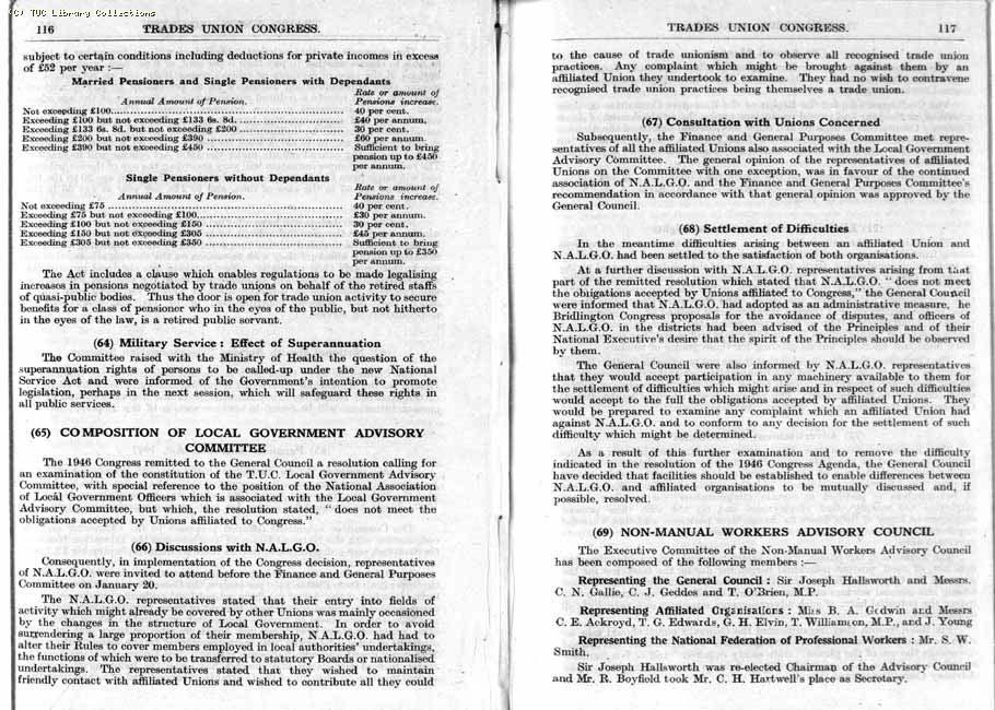 TUC Report, 1947
