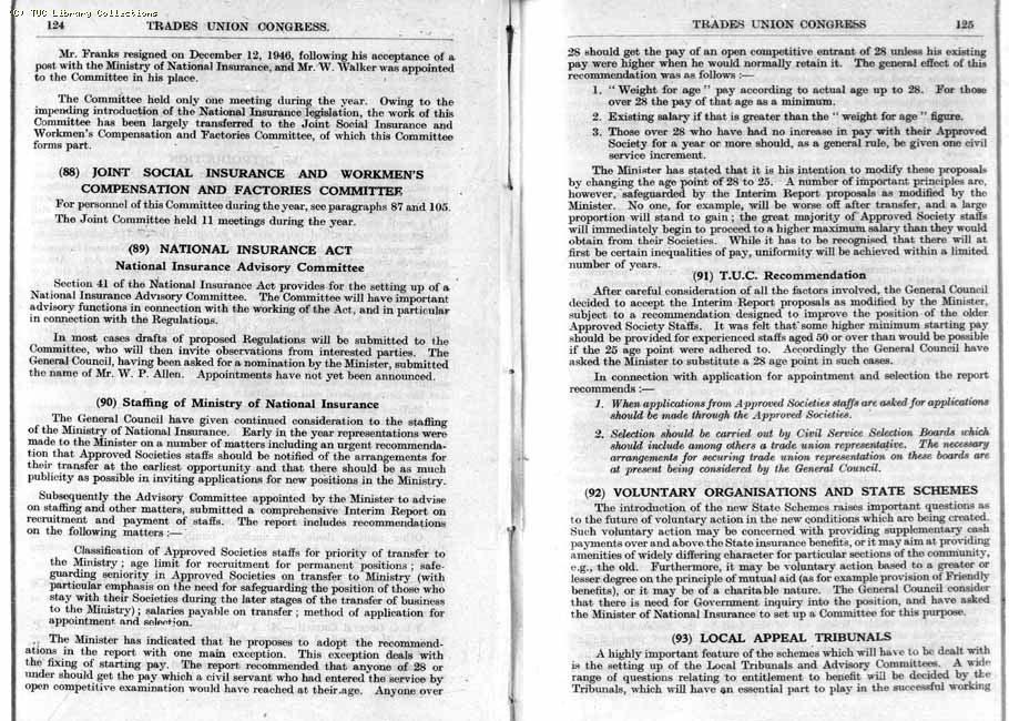 TUC Report, 1947