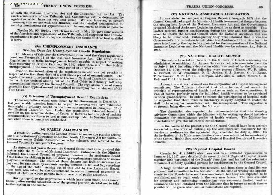 TUC Report, 1947