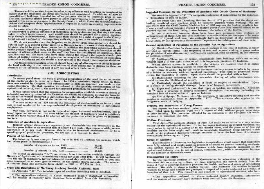 TUC Report, 1947