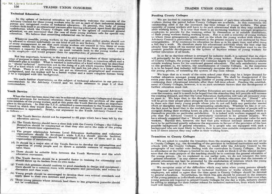 TUC Report, 1947