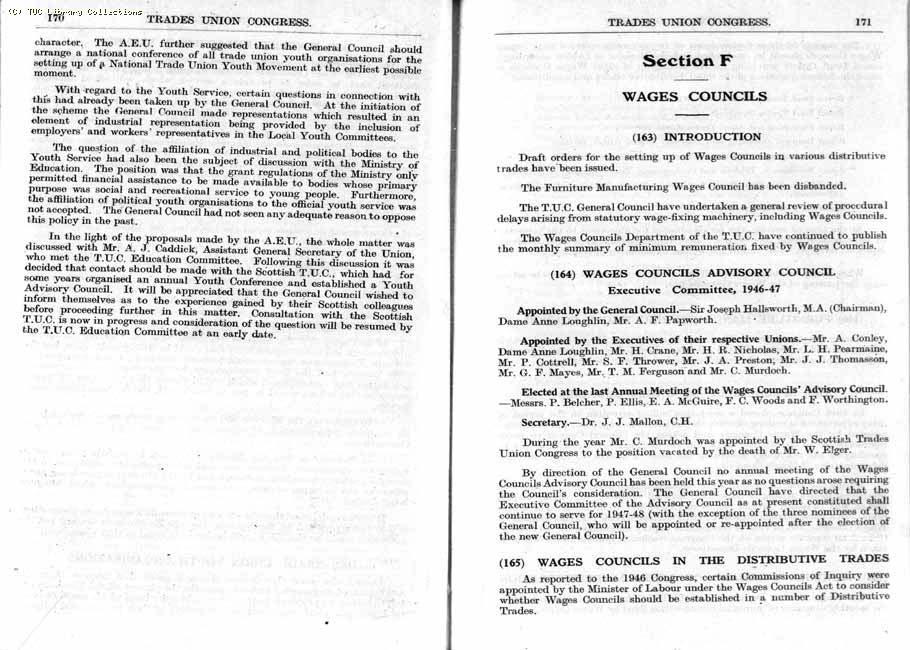 TUC Report, 1947