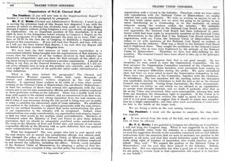 TUC Report, 1947