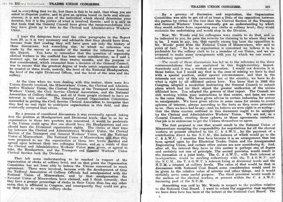 TUC Report, 1947