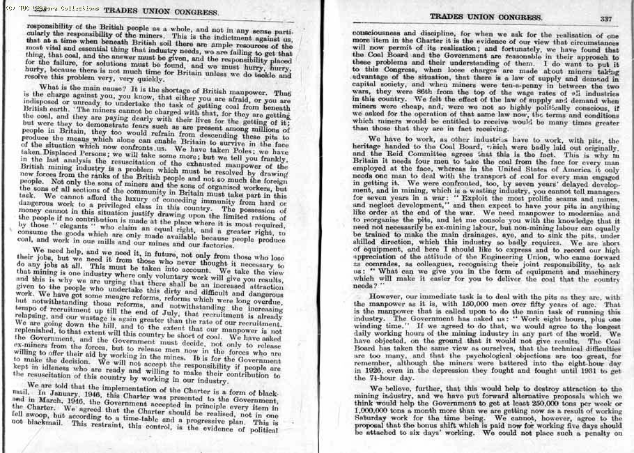 TUC Report, 1947