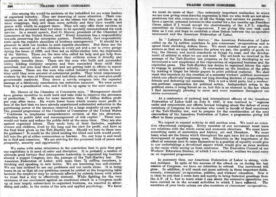 TUC Report, 1947