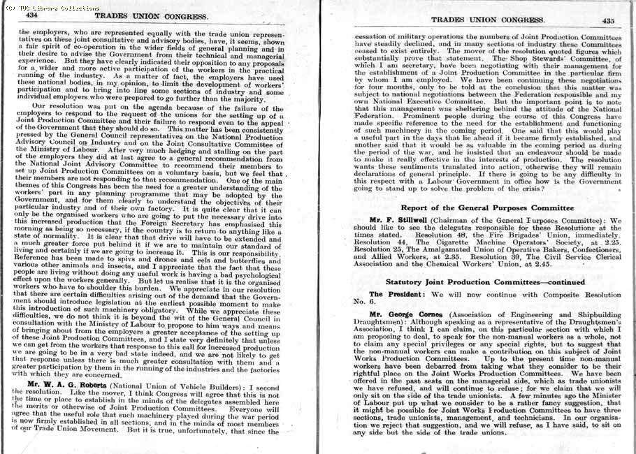 TUC Report, 1947