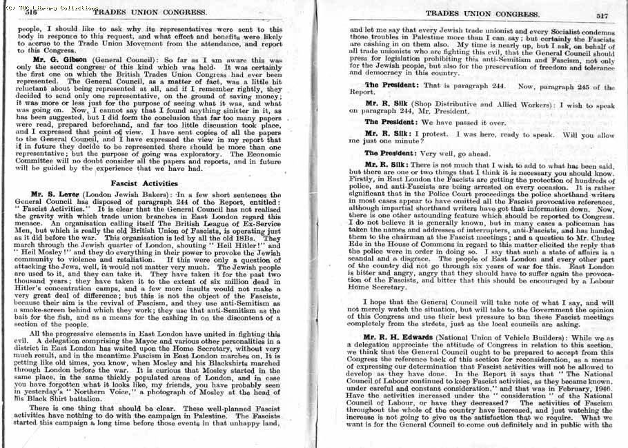 TUC Report, 1947