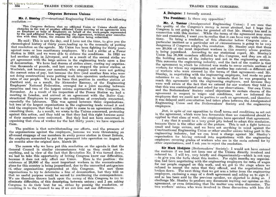 TUC Report, 1947