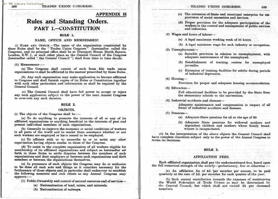 TUC Report, 1947